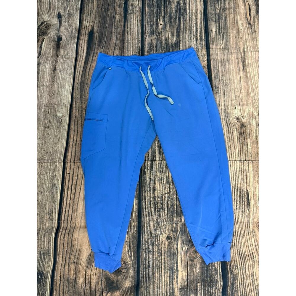 Figs Zamora Jogger Scrub Pants Women's XL Blue Workwear